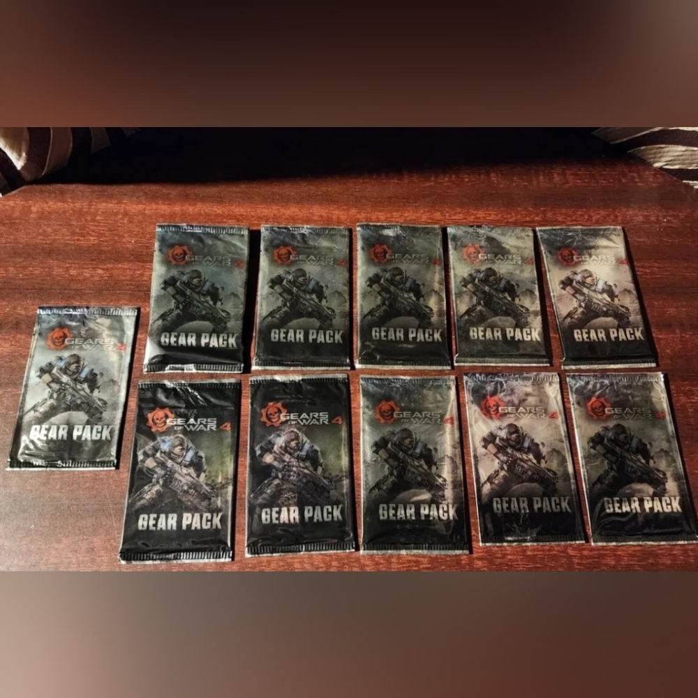 RARE Gears 4 Booster Packs (OPENED)